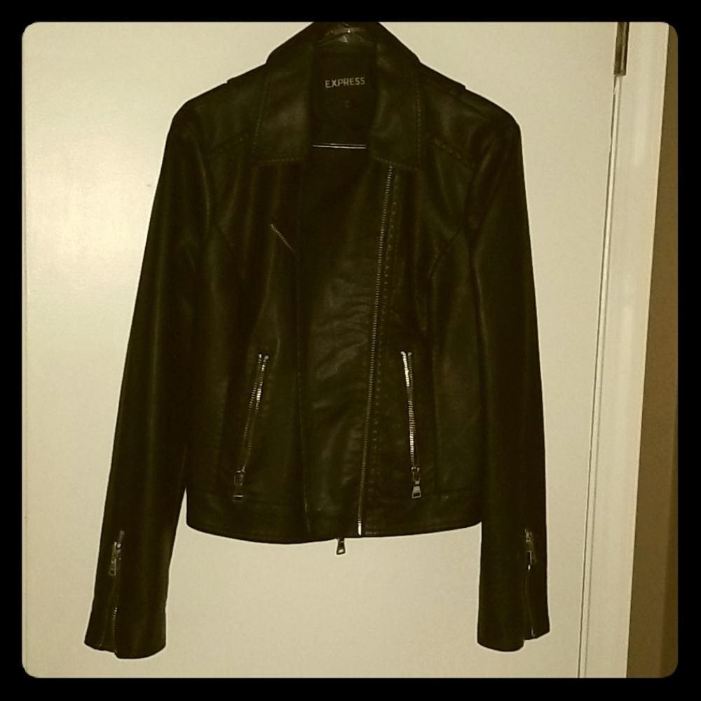 Express leather jacket